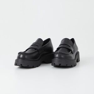 Vagabond Black Platform Loafers